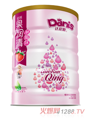 達(dá)尼斯金裝果潤(rùn)清草莓味
