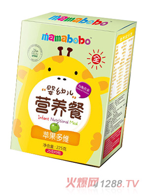 mamabobo嬰幼兒營(yíng)養(yǎng)餐蘋果多維盒