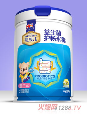 熊孩兒益生菌護(hù)暢米?。▓A聽(tīng)）