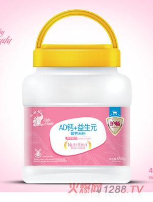 乖嘟嘟AD鈣益生元營(yíng)養(yǎng)米粉850g