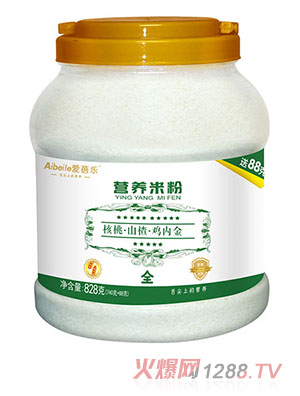 愛蓓樂營(yíng)養(yǎng)米粉-核桃山楂雞內(nèi)金828g