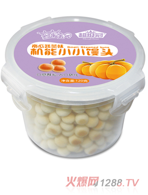 超級(jí)冠南瓜蔬菜味機(jī)能小小饅頭（樂(lè)扣）