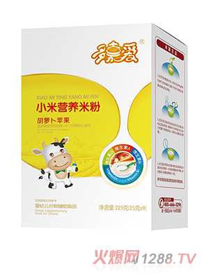 多嘉愛(ài)小米營(yíng)養(yǎng)米粉盒裝 胡蘿卜蘋(píng)果