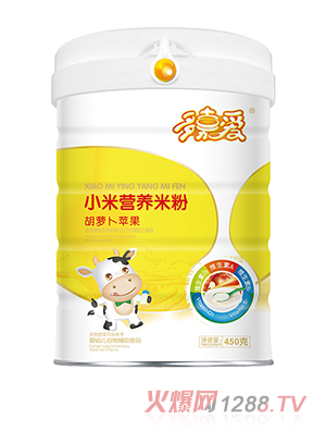 多嘉愛(ài)小米營(yíng)養(yǎng)米粉聽(tīng)裝 胡蘿卜蘋(píng)果