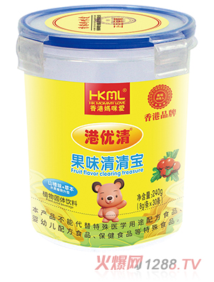 香港媽咪愛(ài)港優(yōu)清果味清清寶 山楂味+草本
